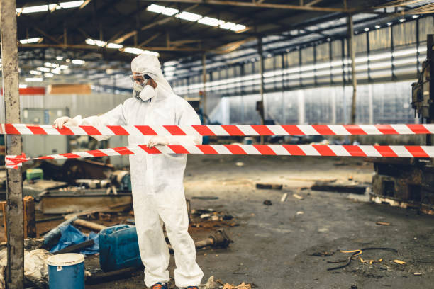 Professional Crime Scene Cleanup technician working in Pearland, TX